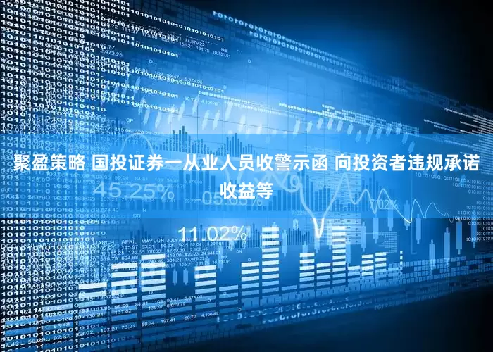 聚盈策略 国投证券一从业人员收警示函 向投资者违规承诺收益等