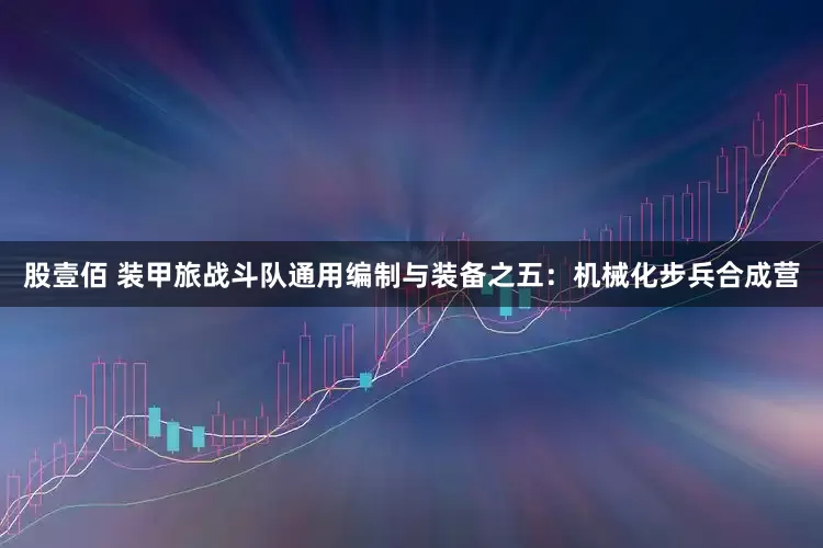 股壹佰 装甲旅战斗队通用编制与装备之五：机械化步兵合成营