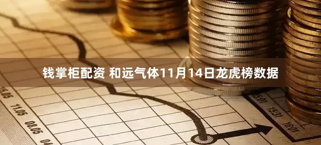 钱掌柜配资 和远气体11月14日龙虎榜数据
